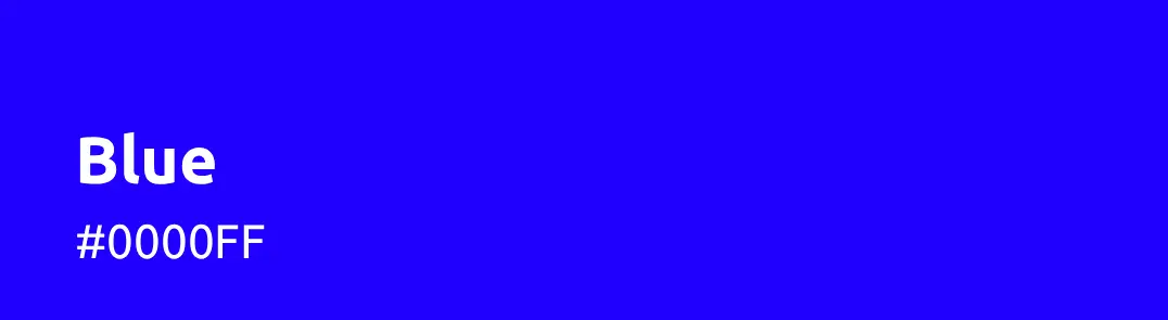 Blue Color Hex Code