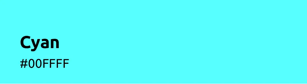 Cyan Color Hex Code