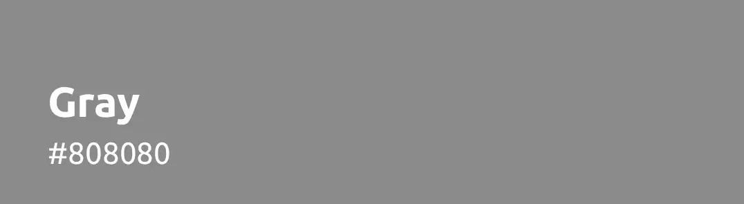 Gray Color Hex Code