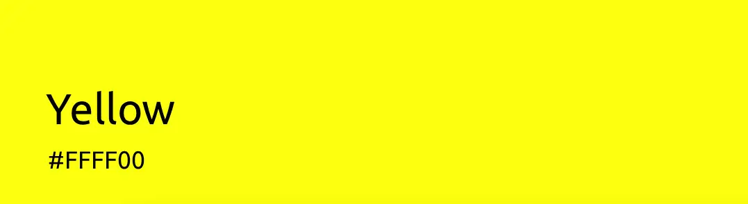 Yellow Color Hex Code