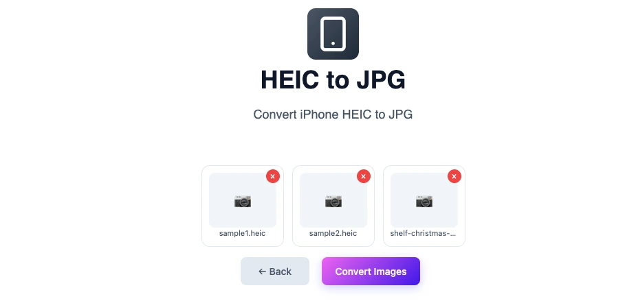 methods for converting HEIC