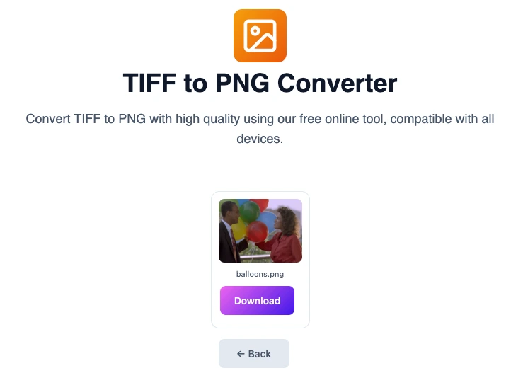 convert tiff files to png format