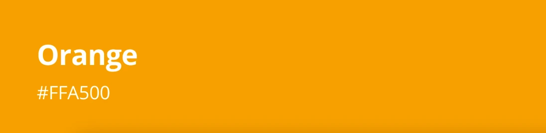 orange color hex code​